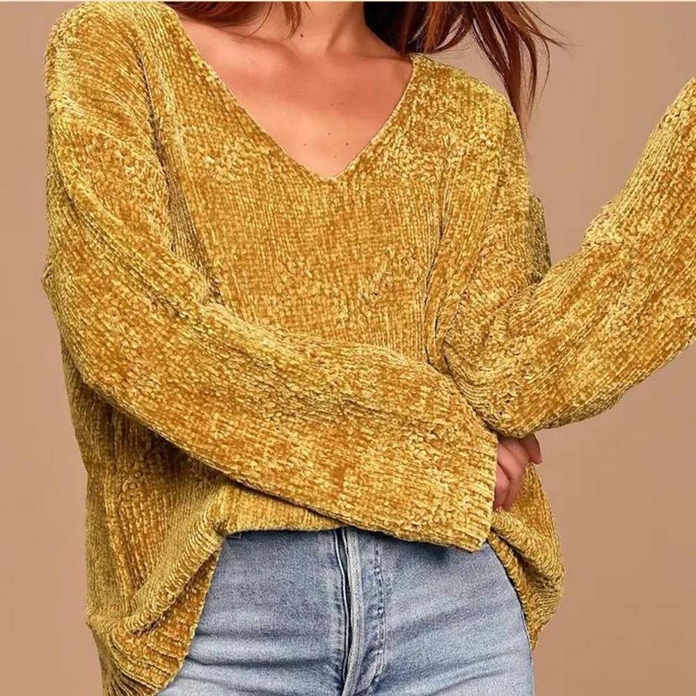 A New Day Golden Knit Sweater